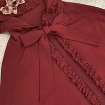 전자파차단앞치마 전자파차단앞치마 오리지널(베리 소녀)소품 케이프 앞치마 머리띠 머리장식 귀여운 전원스타일, C04-베리 재료팩, T01-프리사이즈