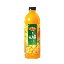 칠성 델몬트 팜앤홈 망고 과일주스 음료수 사무실 탕비실 1.2L 6본 1세트, 10세트