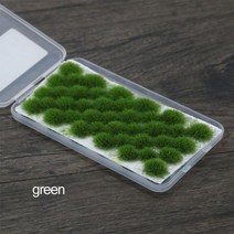 높이 5mm 정적 잔디 Tuft 마이크로 풍경 인조 잔디 클러스터 풍경 모델링 Wargame 모델 Wargaming 지형 39 피스, 03 green
