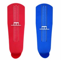 어린이 발사이즈 발길이 측정기 2개 아기발재기 어린이발 산후조리원 유아, 블루