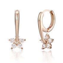 끄란느 14K 플라워 귀걸이 (gold pin) C24EGP072