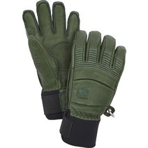 Hestra 가죽 가을 라인 - 스키 스노우보드 및 등산용 그립감이 좋은 짧은 프리라이드 다섯 손가락 스노우 글러브 포레스트 7, Forest