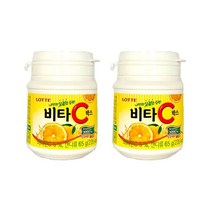 비타C 박스 용기 65g 2개 아이들 카라맬 캬라멜 간, 본상품