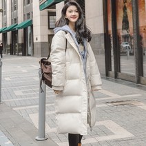키작녀롱패딩 여성패딩 후드집업 롱패딩 데일리 겨울점퍼 아우터 패딩점퍼 데일리패딩