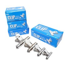 화신 불독크립 (소/중/대/특대) 다용도 철집게, 소 100pcs