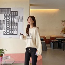 빈스홀릭 베어 라운드 울 니트