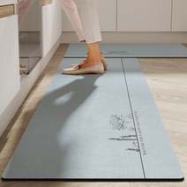 루나엘프 빨아쓰는 규조토 발매트 주방 화장실 욕실 발매트, I 패턴