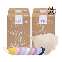 브랜드없음 [알도]에코슈브 새부리형 컬러 마스크(소형/키즈용) 30매입 4개(총120매), 핑크, 핑크