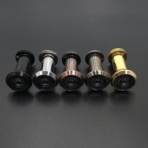 16mm 도어 뷰어 현관 안경 렌즈 외부 방범 보안 외시경 덮개 문, A_블랙