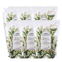 르샤트라1802 고농축 뮤게부케 섬유유연제 리필, 1600ml, 6개
