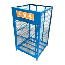 철재 망 분리수거대 80리터 쓰레기수거함, 단품