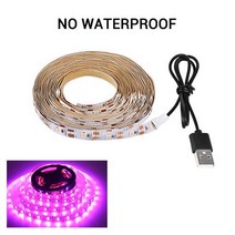 수경재배기 식물재배기 가정용스마트팜 led 성장 빛 전체 스펙트럼 phytolamp 5v usb 식물 빛 스트립 1m 2m 3m phyto lamp for plants 꽃 온실, 방수가 되지 않는 ip20, 2m 120LED