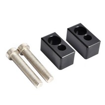 배달 동호회 장비 부품 인테리어 정비 NICECNC 22mm 핸들 라이저 KTM XCW EXC EXCF 200 250 300 350 400 45, 01 Black