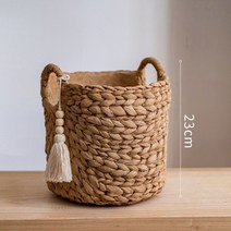 라탄무늬 화분 도자기 빈티지 이쁜 토분 엔틱 분갈이 베란다정원 실내꽃화분, 단일, 23cm