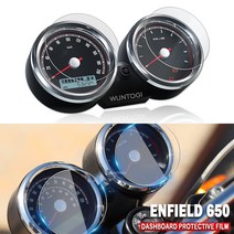 로얄엔필드 Royal Enfield 650 인터셉터 콘티넨탈 GT 2018 용 인스트루먼트 프로텍터 필름 Clear Antiglare Cluster Screen 스크래치 TFT L, 1.2SET