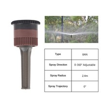 농기계팝업 스프링클러 교체 산란 노즐 0 ~ 360 도 조정 가능한 정원 공원 농장 잔디 작물 관개 도구 1 개, 03 C