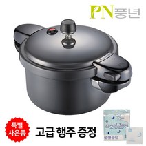 풍년 압력밥솥 블랙펄 메가 압력솥 10인용+국내산 고급행주 증정, 블랙펄 메가 10인용+행주