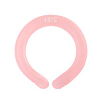 미션 쿨러 목 쿨링 여름 링 시원한 튜브 칼라 사이클링 러닝 야외 장비 스포츠 활동 액티비티 시원한 내구성 탄탄한, 01 Pink