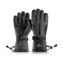 BUyuS보온 스키장갑-그레이 터치 미끄럼방지 방수굿딜 브이숍, XL