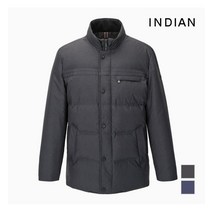 인디안 INDIAN 헤링본 프린트 다운 사파리__MITKAWW9421