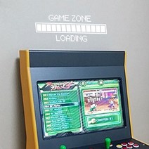 게임존 A타입 홈 게임방 PC방 오락실 벽 셀프 인테리어 포인트 데코 스티커, 가로 1020mm, 블랙