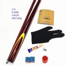 롱고니큐 카본상대 카본 큐대 당구 큐그립 당구채 2023 새로운 9 5mm 11 5mm 13mm 1 12 스플릿 큐 탄소 섬유 풀 큐 스틱 탄소 소재 기술 액세서리, 9.5mm 와인 레드