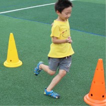 초등학교 운동회 체육콘 50cm 축구훈련 인라인 라바콘 트레이닝 어린이, 블루