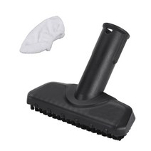 스팀살균기 무선 업소용 고압 스팀청소기 가정용 고압 스팀기 brush 노즐 핸드 브러시 steam mop for karcher sc1 sc2 sc3 sc4 청소 도구 손 도구, 검정 흰색