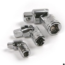 신제품 유니버설 360 도 로터리 헤드 래칫 렌치 소켓 어댑터 익스텐션 바 유니버셜 조인트 세트 1/4 