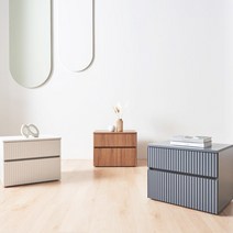 이케아 2단 서랍형 우드 소파 침대옆 협탁 거실 원룸 자취 국내제작 인테리어 다용도수납장, 오크