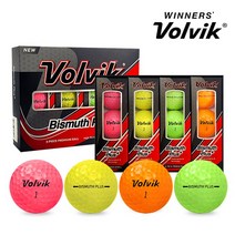 볼빅 비스무스플러스 3피스 골프공 12구 컬러, 단품, 선택완료
