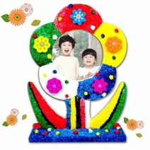 클레이 꽃 액자 만들기, 상세페이지 참조, 상세페이지 참조