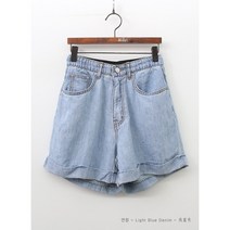 다와몰 빠른당일배송 [사은품증정] / 616 카브라 밴딩 숏팬츠 빅사이즈 S사이즈~3XL사이즈 / 라이트블루