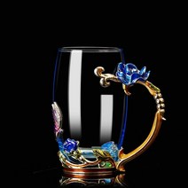 내열유리컵 아이스커피컵 아포카토잔 가정용 티 컵 세트, S