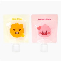 카카오프렌즈 리틀프렌즈 여행용 튜브 공병 세트 30ml 3P, 리틀라이언