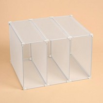 조립식 반투명 핸드백 수납장 명품가방 진열장 52cm, 상세페이지 참조, 상세페이지 참조