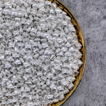 모형케이크 환갑케이크 케이크모형 돈뽑는케이크 금속 설탕 비즈 골드 실버 바 케이크 디저트 베이킹 장식, 28 Silver square_01 10g