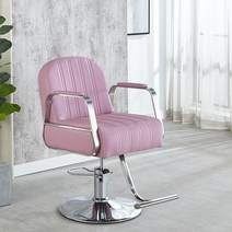 미용실의자 메이크업의자 업소용의자 미용전동의자 새로운 특별 그물 빨간 머리 절단 손질 스테인레스 스틸 회전, 핑크 디스크 스테인리스 스틸 페달, 공식 표준