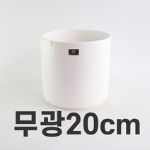 [인아트스튜디오] 무광화분 B급 상품 창고털이 대전 최대 50% (7종/택1), 1-B급-무광화분-20cm-화이트