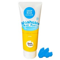 유아 물감놀이 수성페인트 파랑 220ml 오감발달 딸아이 이모선물 아쿠아