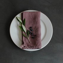 [바보사랑] 리노에리나 소프트마농 리투아니아 린넨 식탁매트 그레이프퍼플[무드앙코르], 상세 설명 참조, 색상선택:멜론그린