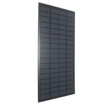 18V 2.5W 다결정 저장 에너지 전력 태양 전지 패널 모듈 시스템 태양 전지 충전기 19.4x12x0.3cm, 한개옵션0