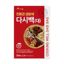 쿠킹웰 친환경생분해 다시백 대, 대(L), 32개입, 1개