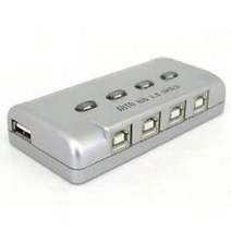 MDG9337 U2411 Coms USB 공유기 4:1 - 수동 스위치 및 프로그램 전환 방식 무선공유기/iptime/와이파이공유기/iptime공유기, 상세설명참조