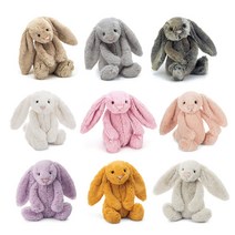 미국 젤리캣 버니 애착인형 미디엄 M 사이즈 12인치 (9종 택1) / Jellycat Bashful Bunny, 크림 버니