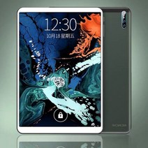 태블릿 2022 새로운 10.1 인치 6g 128gb 4g 전체 netcom 통화 태블릿 안드로이드 9.0 인터넷 클래스 대형 화면 통화 태블릿 선물, 초록