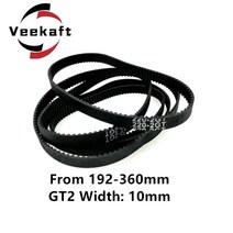 3D 프린터 부품 GT2 10mm 폐쇄 루프 타이밍 벨트 192 200 202 220 232 240 250 260 280 294 300 320 340 35, 06 2GT-240mm_01 width 10mm