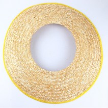 건설 현장 안전모 대형 바이저 밀짚 모자 통기성 토플리스, [01] 50cm diameter brim