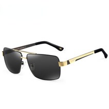 자동차 선글라스 polarized men square metal anti ray 122