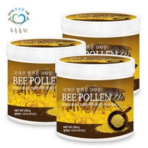 푸른들판 국내산 벌화분 먹는 꿀벌 꽃가루 화분 비폴렌 200gx3통, 3개, 200g